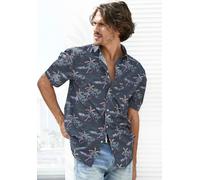 Hawaiihemd BEACHTIME "Regular fit" Gr. M (39/40), N-Gr, blau (navy, bedruckt) Herren Hemden (14479631-M) navy, bedruckt