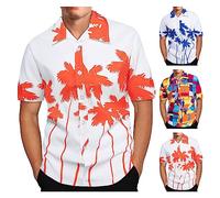 Hawaiihemd, Herren Hawaii-Hemd Köstlicher Bierdruck Hemd T-Shirt Bierliebhaber Lässige Sommerhemd Herren Hawaiian Floral Aloha Party Beach Shirt