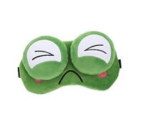 HAWILLOSCH Cartoon Schlafmaske Gel Frog Augenmaske Lichtblockierend Atmungsaktiv Komfortabel Für Reisen Meditation Nickerchen
