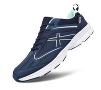 Hawkwell Herren-Sneakers in Übergröße, lässig, leicht, zum Gehen, Sportschuhe, EU-Größe 47 48 49 50 51 52 53, Marineblau, Mesh, EU 48