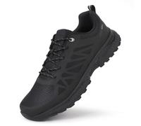 Hawkwell Herren-Trail-Laufschuhe in großen Größen und Übergrößen, Wander-Sneakers für Männer, lässige Workout-Schuhe, EU-Größe 47 48 49 50 51 52 53, schwarzes PU, EU50