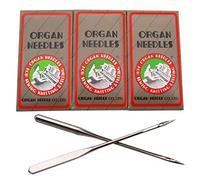 HAX1SP HAX1SP HAX1SP 15x1SP 9# 11# 14# Organ Kugelspitze/scharfe elastische Nähmaschinennadeln für Heimnähmaschinen in ckpsms transparenter Kunststoffbox, 30 Stück