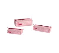 HAY - Candy Mono Wash Bag 3er-Set - rosa, Kunststoff - 15x10x31 cm - light pink (AE750-E492-AF53) (005) Box