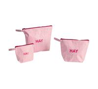 HAY - Candy Mono Wash Bag 3er-Set - rosa, Kunststoff - 35x28x3 cm - light pink (AE750-E493-AF53) (007) Wash