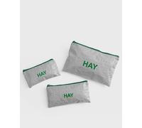 HAY Candy Mono Wash Bag men Small Bags grey in Größe:ONE SIZE