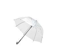 HAY Canopy Regenschirm Clear, Aluminiumgriff schwarz