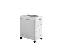 HAY - New Order Trolley - 4 - 6 Wochen, Metall - 34x68x55 cm - hellgrau - light grey (807)