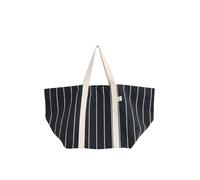Hay Outdoor Market Picnic Bag Medium Black with beige stripe