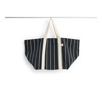 HAY - Outdoor Market Picnic Bag Medium, Black With Beige Stripe - Schwarz