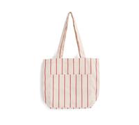 HAY - Outdoor Market Tote Bag M, beige mit roten Streifen