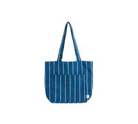 Hay Outdoor Market Tote Bag Medium Blue with beige stripe