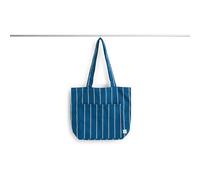 HAY - Outdoor Market Tote Bag Medium, Blue With Beige Stripe - Blau