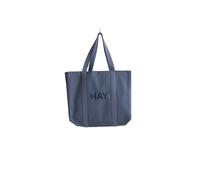 HAY - Shopper Bag - blau, Stoff - 40x32x13 cm - steel blue (802)