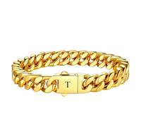 HAYOUWAY Armband Herren mit Buchstaben Männer Schmuck Edelstahl Gold Armbänder für Herren Gravur A-Z Personalisierte Geburtstag Jahrestag Valentinstag Vatertag Geschenk für Ihn Männer Papa Freund Sohn