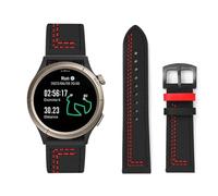 HAZARA Lederarmband Kompatibel für Amazfit Balance Armband Leder Armband Weiches Echtleder für Herren Damen Ersatzarmband Einstellbar Armbänder mit Amazfit Balance (L,Balance)