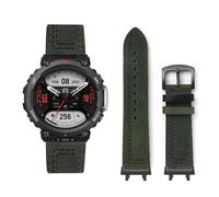 HAZARA Lederarmband Kompatibel für Amazfit T-Rex 2 Armband Leder Armband Weiches Echtleder für Herren Damen Ersatzarmband Einstellbar Armbänder mit Amazfit T-Rex 2 (F,T-Rex 2)