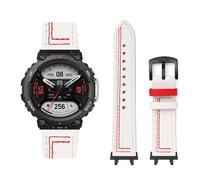 HAZARA Lederarmband Kompatibel für Amazfit T-Rex 2 Armband Leder Armband Weiches Echtleder für Herren Damen Ersatzarmband Einstellbar Armbänder mit Amazfit T-Rex 2 (J,T-Rex 2)