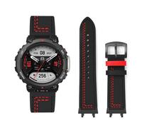 HAZARA Lederarmband Kompatibel für Amazfit T-Rex 2 Armband Leder Armband Weiches Echtleder für Herren Damen Ersatzarmband Einstellbar Armbänder mit Amazfit T-Rex 2 (M,T-Rex 2)