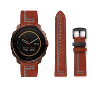 HAZARA Lederarmband Kompatibel für Polar Grit X Armband Leder Armband Weiches Echtleder für Herren Damen Ersatzarmband Einstellbar Armbänder mit Polar Grit X (F,Leder)