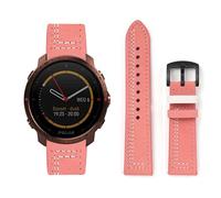 HAZARA Lederarmband Kompatibel für Polar Grit X Armband Leder Armband Weiches Echtleder für Herren Damen Ersatzarmband Einstellbar Armbänder mit Polar Grit X (H,Leder)