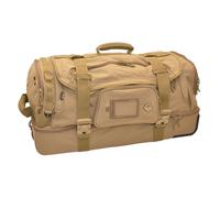 HAZARD 4 Shoreleave Reisetasche mit Rollen und Griff, groß, strapazierfähig, Reisegepäck, Camping-Reisetasche mit Rädern für Damen und Herren, taktisches Wochenendgepäck, Coyote, 103,4 l