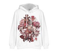 Hazbin Hotel Kapuzenpullover Angel Dust Alastor Cartoon Grafik Sweatshirt mit Kapuze Pullover Charlie Hazbin Hotel Kostüm Unisex Langarm Hoodies