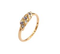 Haze & Glory Mondstein Lolith 375 Gelbgold - Reef Ring 54 Damen