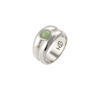 Haze & Glory Bandring Jade Grün 925 Sterling Silber 56 Damen