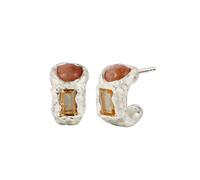 Haze & Glory Creole Citrin Organic 925 Sterling Silber silberfarben Damen