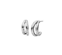 Haze & Glory Creolen Ohrstecker Vintage 925 Sterling Silber OneSize Herren