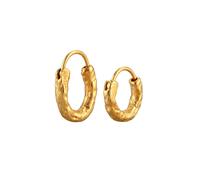 Haze & Glory Creolen Set 925 Silber vergoldet goldfarben Herren