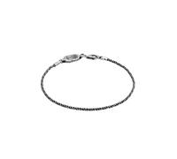 HG HAZE & GLORY Armband Herren aus 925 Sterling Silber, Schmuck Männer, Silber mit Anhänger oxidiert, Palme, Paradise, 1823 cm