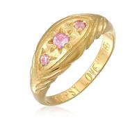 Haze & Glory Stern Saphir Pink - Love Rules 375 Gelbgold 52 Damen