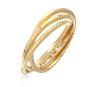 Haze & Glory Ring - Ring Wickelring - Reach for the Stars 375 Gelbgold - Gr. 52 MM - in Gold - für Damen