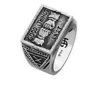 Haze & Glory Siegelring - Good Things 925 Silber 64 Herren