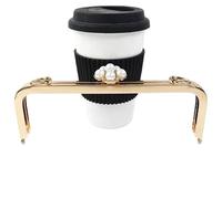 HBALDTEDC Metall-Geldbeutel-Rahmen, 1/2/5Pcs 20cm Metall Tasche Griff Geldbörse Rahmen Handtasche Kuss Verschluss DIY Zubehör Kuss Verschluss Lockv(LightGold,20cm-2Pcs)