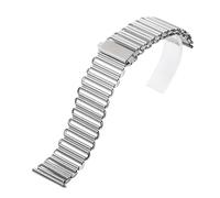HBGRVCKS 18 Mm, 20 Mm, 22 Mm Edelstahl-Uhrenarmband Mit Schnellverschluss Und Metall-Karabinerhaken, Universelles Armbandzubehör(Silver,22mm)