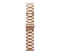 HBGRVCKS 18 mm, 20 mm, 22 mm Schnellverschluss-Ersatzarmbänder aus Edelstahl for Männer und Frauen. Abnehmbare Glieder und einstellbare Länge(D,18mm)