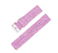 HBGRVCKS Schnellverschluss-Uhrenarmband aus Nylon, 12 14 16 18 20 22 mm, gewebtes Uhrenarmband aus Canvas, Unisex-Uhrenarmband, Sportuhrenarmband, Uhrenersatzarmband(Pink 2,14mm)