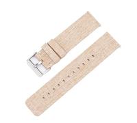 HBGRVCKS Schnellverschluss-Uhrenarmband aus Nylon, 12 14 16 18 20 22 mm, gewebtes Uhrenarmband aus Canvas, Unisex-Uhrenarmband, Sportuhrenarmband, Uhrenersatzarmband(Beige,18mm)