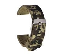 HBGRVCKS Silikon-Uhrenarmband for Herren, Sportarmband, Universalarmband, 18 mm, 20 mm, 22 mm, Ersatzarmband-Zubehör(Army Green,20mm)