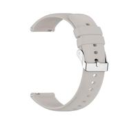 HBGRVCKS Silikon-Uhrenarmband mit Schnellverschluss for Damen und Herren(Light Gray,16mm)