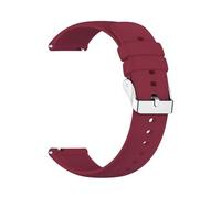 HBGRVCKS Silikon-Uhrenarmband mit Schnellverschluss for Damen und Herren(Red 2,18mm)
