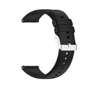 HBGRVCKS Silikon-Uhrenarmband mit Schnellverschluss, universelles Ersatzarmband(Black,24mm)