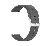 HBGRVCKS Silikon-Uhrenarmband mit Schnellverschluss, universelles Ersatzarmband(Dark gray,20mm)