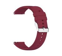 HBGRVCKS Silikon-Uhrenarmband mit Schnellverschluss, universelles Ersatzarmband(Wine red,22mm)