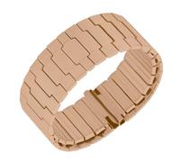 HBGRVCKS Uhrenarmband aus Edelstahl, Metallband, geeignet for Smart- oder herkömmliche Uhren, 22 mm, elastisch, einziehbar, Unisex-Uhrenarmband, Ersatzband(RoseGold,22MM_S)
