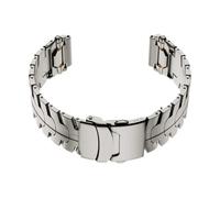 HBGRVCKS Uhrenarmband aus Edelstahl und Titan mit Schnellverschluss, universell einsetzbar, Faltschließe, Ersatzarmband for Herren, 20 mm/22 mm(Titanium,22mm)
