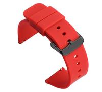 HBGRVCKS Uhrenarmband aus Gummi mit Schnellverschluss und Silikonband, universeller Ersatz(I,18mm)