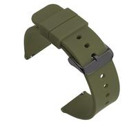 HBGRVCKS Uhrenarmband aus Gummi mit Schnellverschluss und Silikonband, universeller Ersatz(K,19mm)
